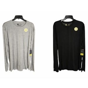Xersion LOT of 2 | NEW LARGE Long Sleeve Training Shirts Mens Athletic Quick-Dri